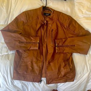 Black River Brown Leather Jacket / Bomber